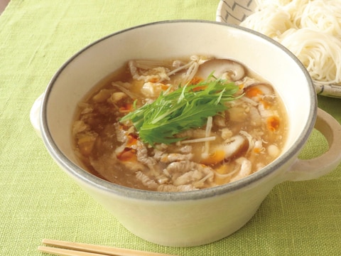 豚ロースの酸辣スープつけ麺